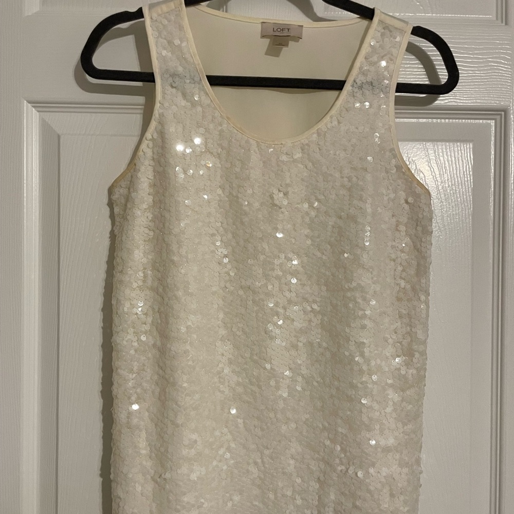 Ann Taylor LOFT sequin top